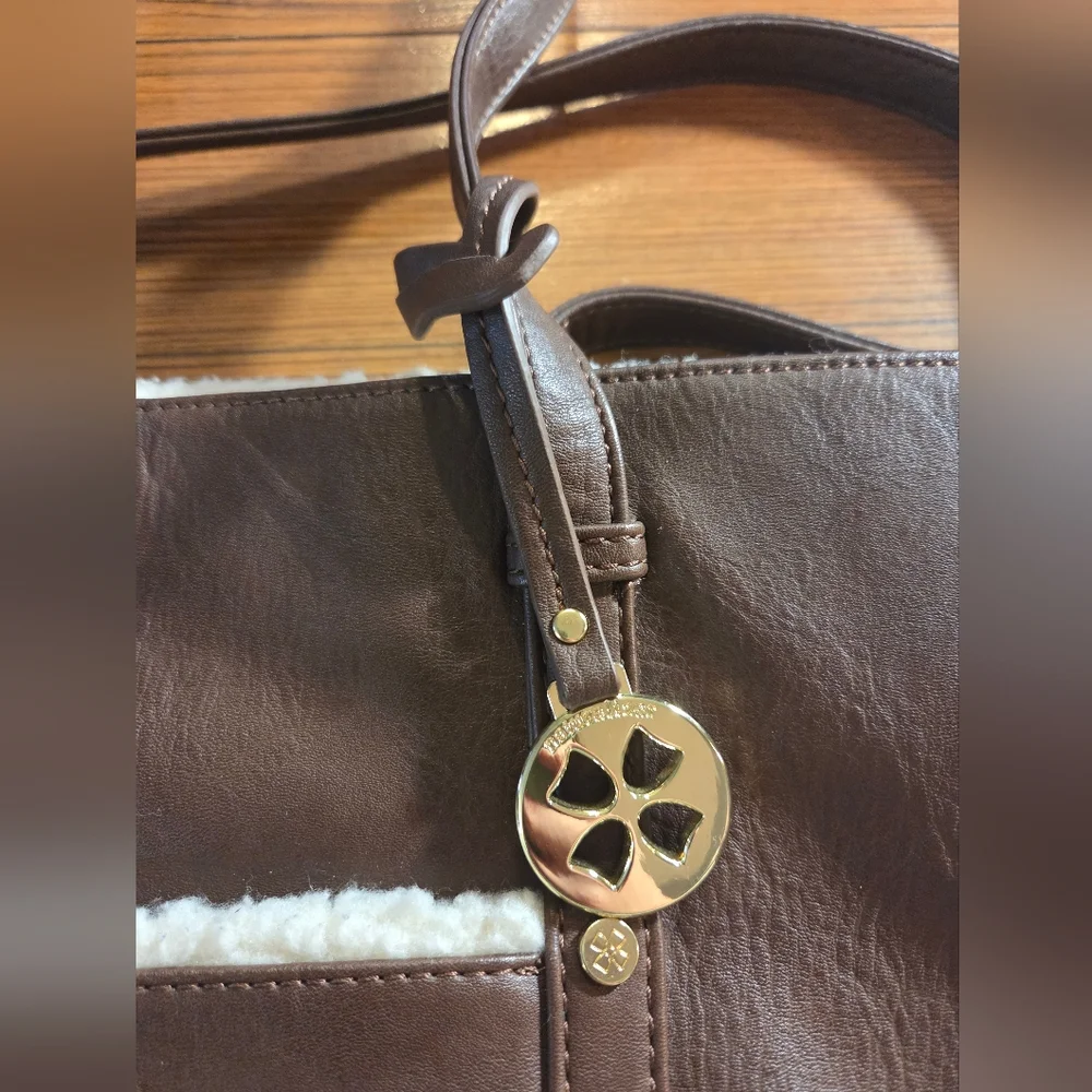 Brown Faux Leather Naturalizer Purse - Picture 2 of 9